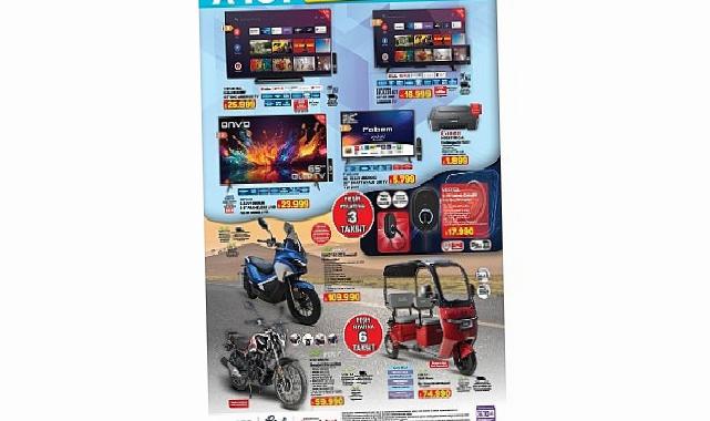 11 Eylül’de A101’den Motosiklet ve Şarj İstasyonu Fırsatları