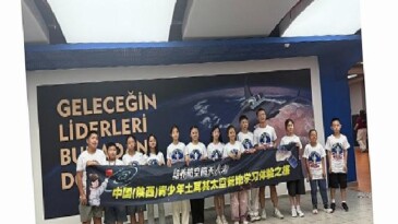 26 Ülkeden Gençler Geleceğe Uzay Kampı Türkiye’de Hazırlandı
