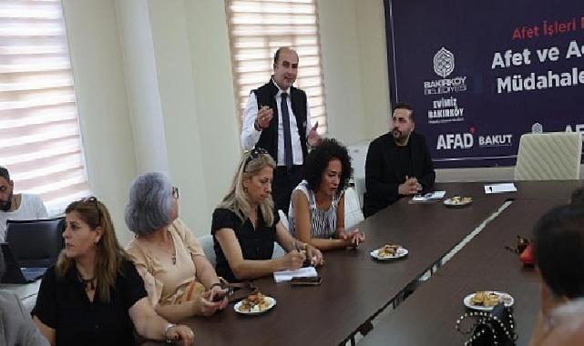 Bakırköy’de Muhtarlarla Deprem Hazırlık Toplantısı