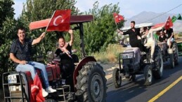 Başkan Dutlulu Ilgın Mahallesi’nde Traktör Konvoyu ile Karşılandı