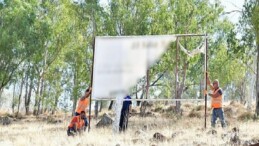 Belediye grupları kent estetiği ve güvenlik için alanda