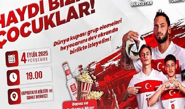 Birinci Maç Dev Ekranda, Kalbimiz Ulusal Grupla