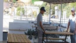 Büyükşehir’den bank ve piknik masası dayanağı