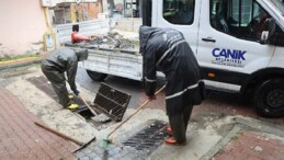 Canik Belediyesi’nden Sağanak Yağışa Karşı Faal Gayret