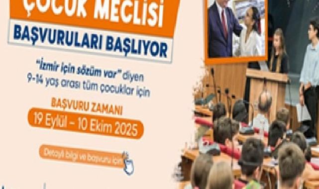 İzmir Çocuk Meclisi müracaatları başlıyor