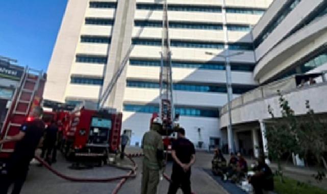 İzmir İtfaiyesi Torbalı’daki hastane yangınına müdahale etti