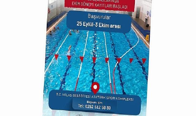 Kapalı Yüzme Havuzunda Kış Devrinin Ekim Ayı Kayıtları Başlıyor