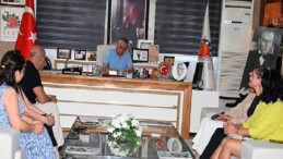 Kurs öğretmenlerinden Başkan Topaloğlu’na ziyaret