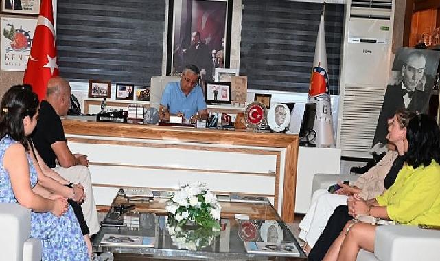 Kurs öğretmenlerinden Başkan Topaloğlu’na ziyaret