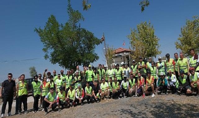 Lider Altay Tarihi Yerlerdeki Tiplere Katılan Bisikletseverlere Teşekkür Etti
