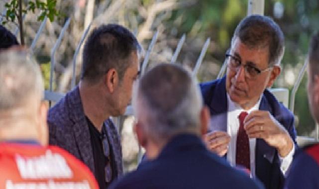 Lider Tugay İtfaiye Haftası’nda itfaiye çalışanı ile buluştu