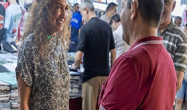 Lider Ünsal’dan pazar yeri ziyareti