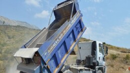 Manavgat’ta küme yolları asfaltlanıyor