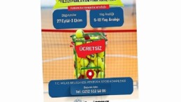 Milas Belediyesi’nden Minik Sportmenler İçin Tenis Kursu