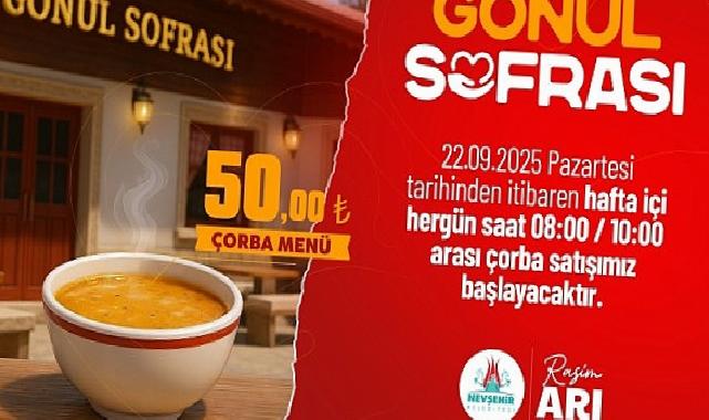 Nevşehir Gönül Sofrası’nda Çorba Hizmeti Başlıyor