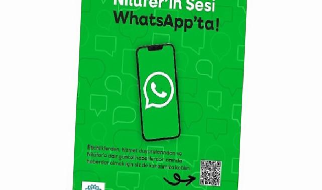 Nilüfer Belediyesi WhatsApp kanalı yayında