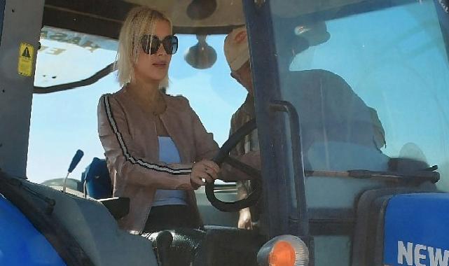 Ömür Gedik, Sahne Öncesi Traktörle Hasada Katıldı