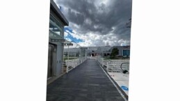 Şehir Hastanesi üst geçidinde hummalı çalışma