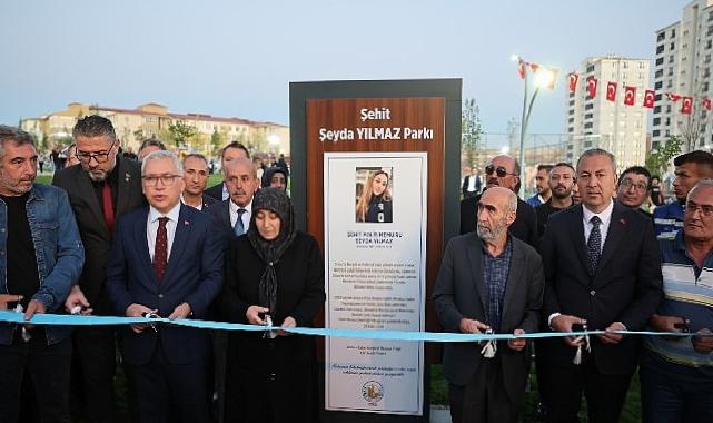 Şehit Şeyda Yılmaz Parkı Dualar ile Açıldı