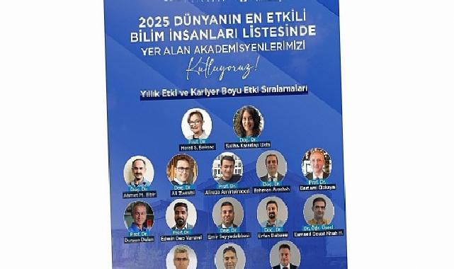 Stanford Üniversitesi’nin “Dünyanın En Tesirli Bilim İnsanları” listesinde İstinye Üniversitesi’nden 15 akademisyen yer aldı