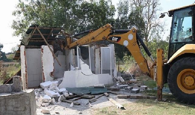 Terkos Havzası’ndaki Kaçak Yapılar Kaldırıldı