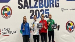 Ulusal Karateci Avusturya’dan Gümüş Madalyayla Döndü