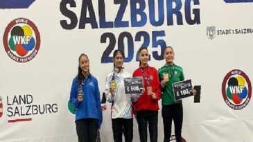 Ulusal Karateci Avusturya’dan Gümüş Madalyayla Döndü