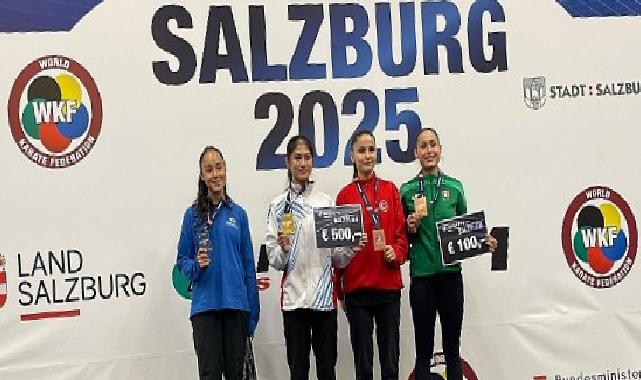 Ulusal Karateci Avusturya’dan Gümüş Madalyayla Döndü