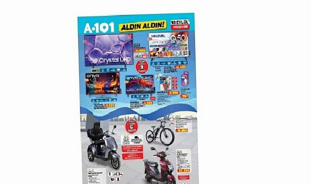 Yeni Jenerasyon Mobilite Eserleri 18 Eylül’de A101 Mağazalarında