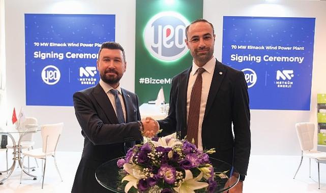 YEO ve Met-Gün Güç’ten 70 MW’lık rüzgar gücü santrali