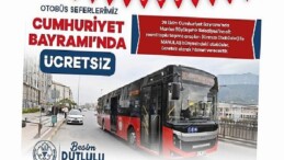 29 Ekim’de Ulaşım Fiyatsız Olacak