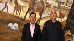 Başkan Arı, İl Jandarma Komutanı Çelik’i Makamında Ağırladı