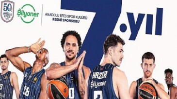 Bilyoner, Anadolu Efes Spor Kulübü’nün 50. Yılında da Resmi Sponsoru Oldu