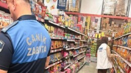 Canik Zabıtasından Grosmarket Denetimi
