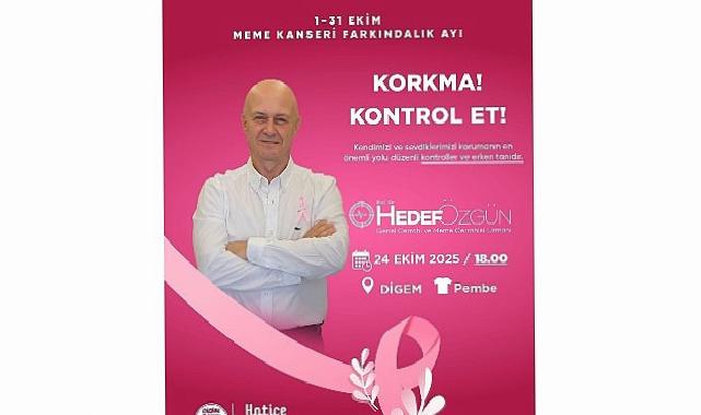 DİGEM’de Göğüs Kanseri Farkındalık Aktifliği Düzenlenecek