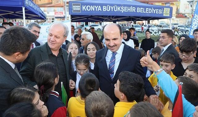 Doğanhisar’a Kazandırılan Meydan Düzenlemesi Hizmete Açıldı