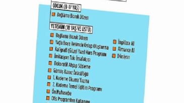 Eğitim Akademisi Kurs Kayıtları Başladı