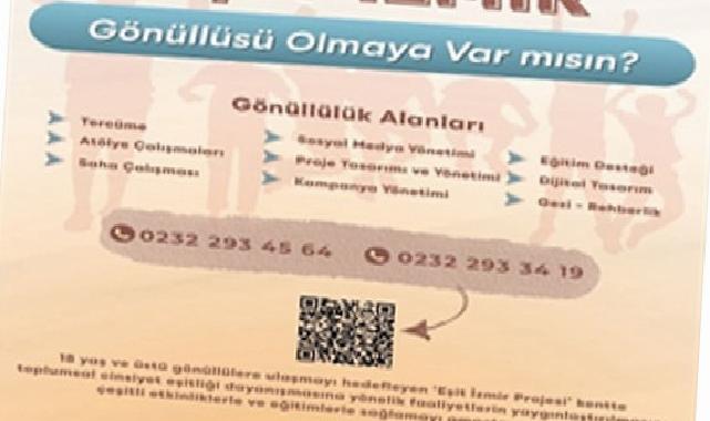 Eşit İzmir, gönüllülerini bekliyor