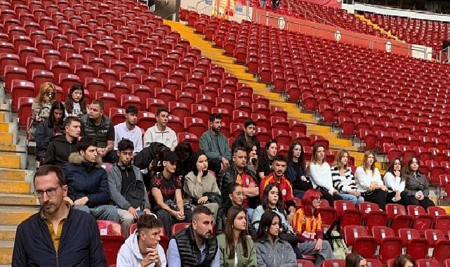 EÜ Bayındır MYO öğrencileri Rams Park Stadı’nın tabanını inceledi