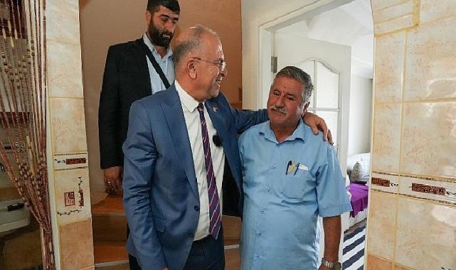 Gaziemir Belediyesi’nden yangında ziyan gören konutlara yardım eli