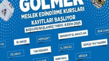 GÖLMEK kurslarında yeni dönem kayıtları 6 Ekim’de başlıyor
