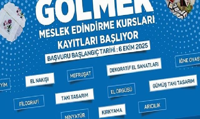 GÖLMEK kurslarında yeni dönem kayıtları 6 Ekim’de başlıyor