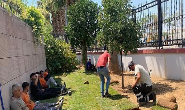 İzmir Adliyesinin peyzaj düzenlemesine EÜ Bayındır MYO’dan takviye