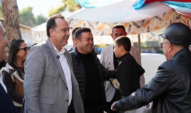 Lider Dutlulu Kırkağaç’ta Sıcak Asfalt Çalışmalarını İnceledi