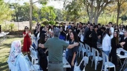 Lider Topaloğlu öğrencilerin konuğu oldu