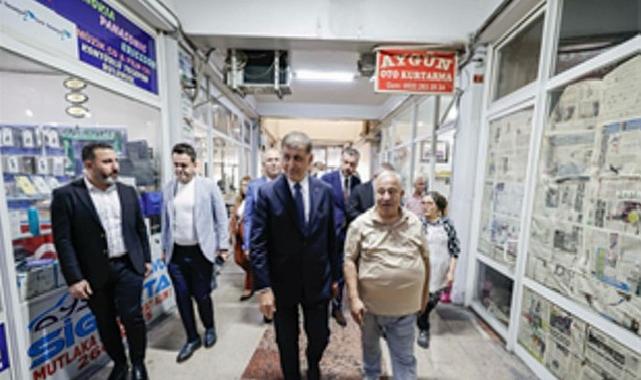 Lider Tugay 6. Sanayi Sitesi esnafıyla buluştu