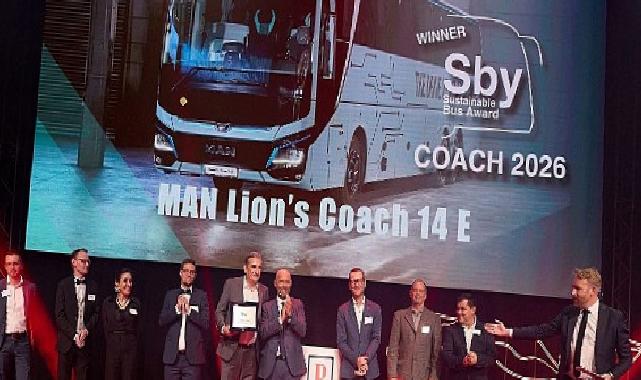 MAN Lion’s Coach E, “2026 Yılının Sürdürülebilir Otobüsü” seçildi