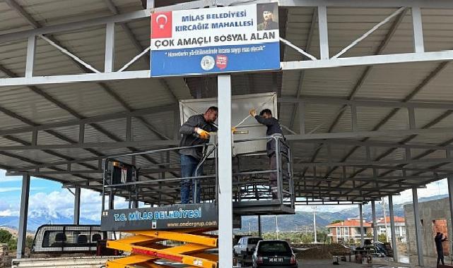 Milas Belediyesi Basketbol Potalarının Kurulumlarına Başladı