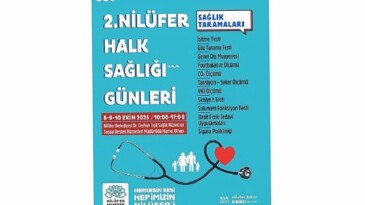 Nilüfer’de “Halk Sıhhati Günleri” başlıyor