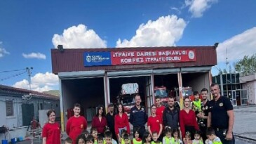 Öğrenciler itfaiyecilik mesleğini yakından tanıdı